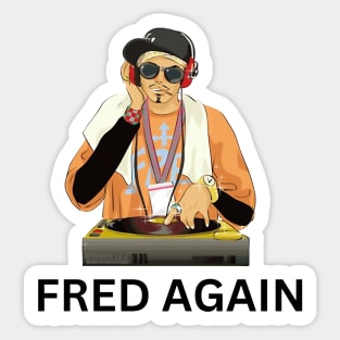 Fred again Eel Sticker